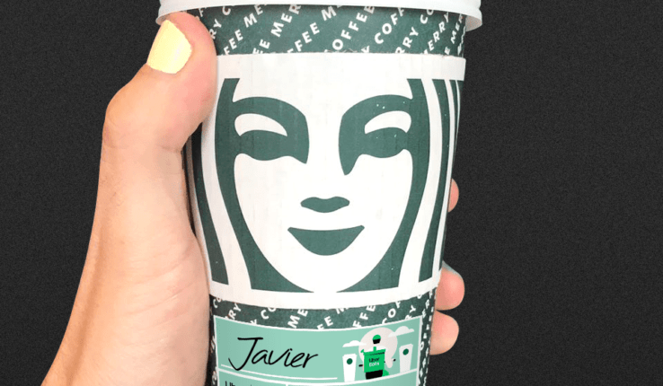 Uber Eats y Starbucks