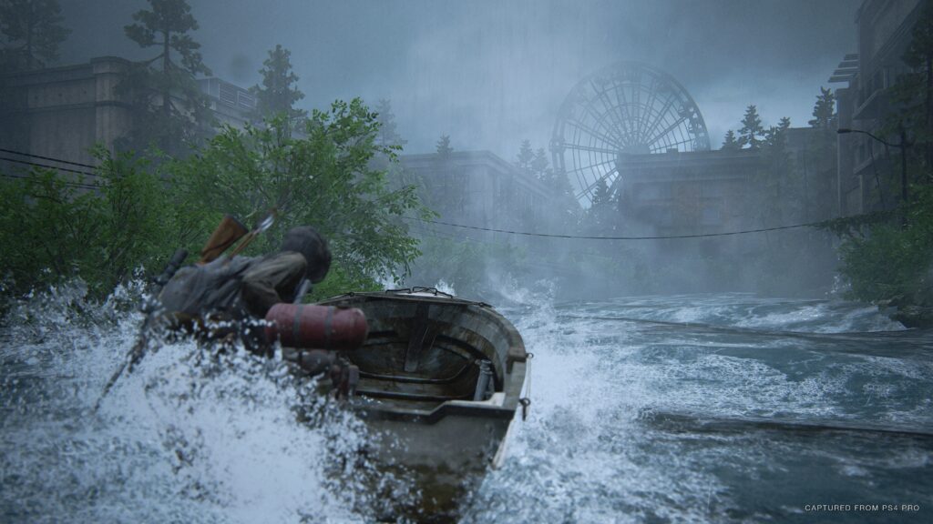 The Last of US 2 Ellie navegando