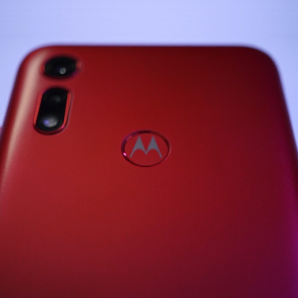 Moto E6s lector de huellas