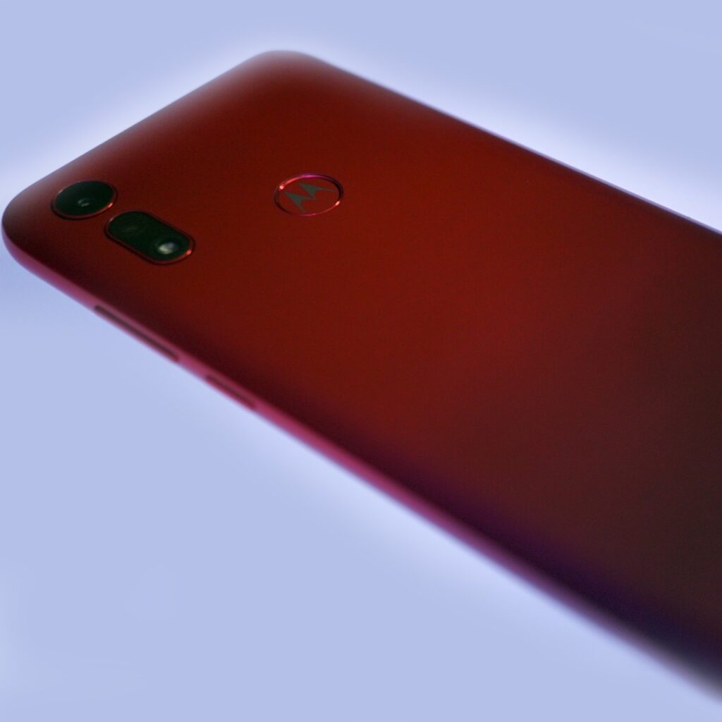 Moto e6s parte trasera