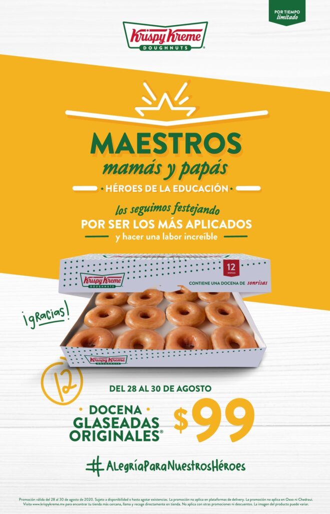 Krispy Kreme Héroes de la Educación
