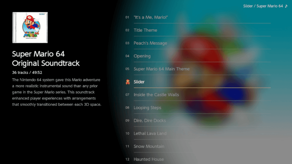 super mario soundtrack