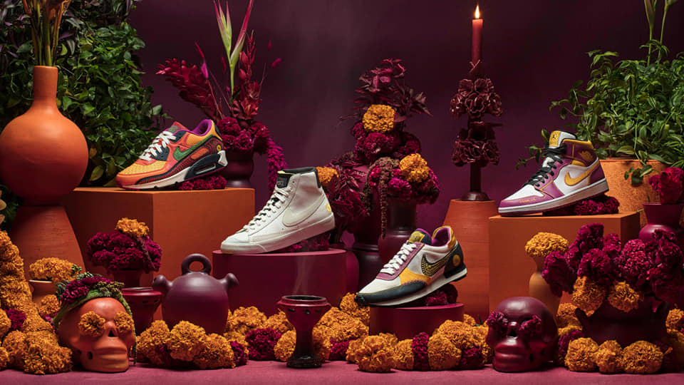 Nike lanza su nueva colección de tenis inspirada en el Día de muertos