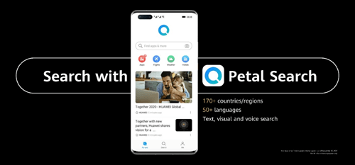 Petal Search, Petal Maps, HUAWEI Docs y más