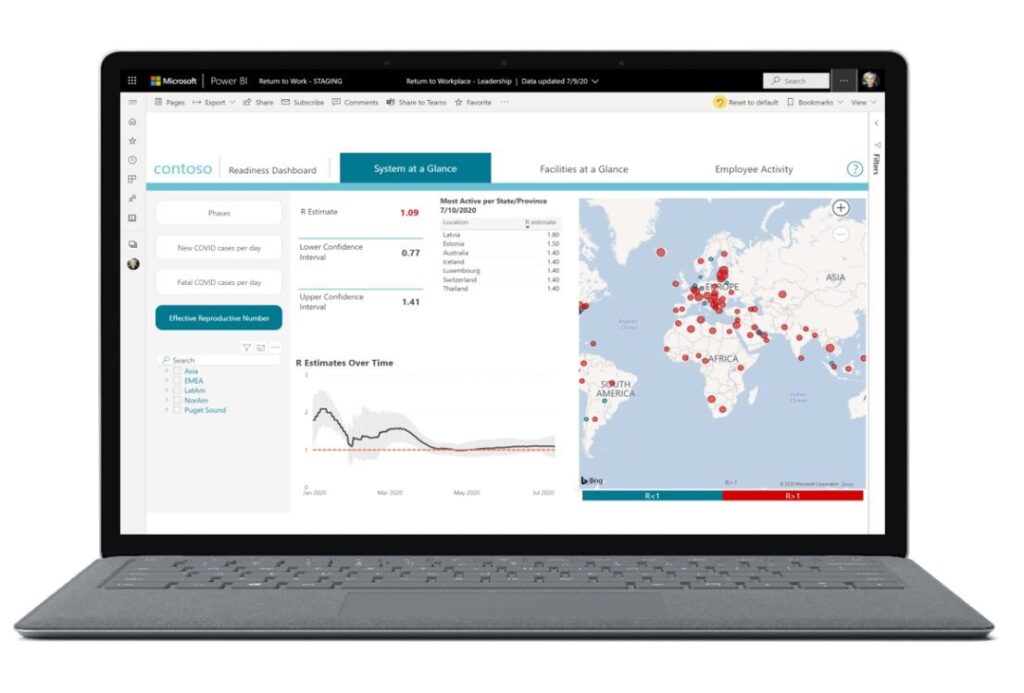 Microsoft Power Platform ayuda a las empresas a regresar de forma segura a trabajar