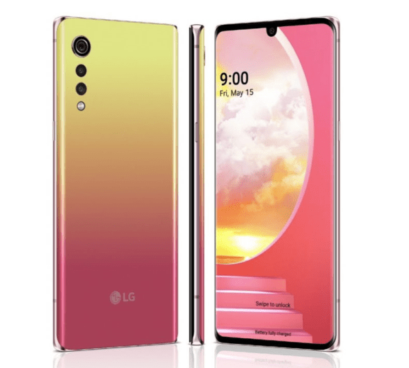 LG Velvet smartphone