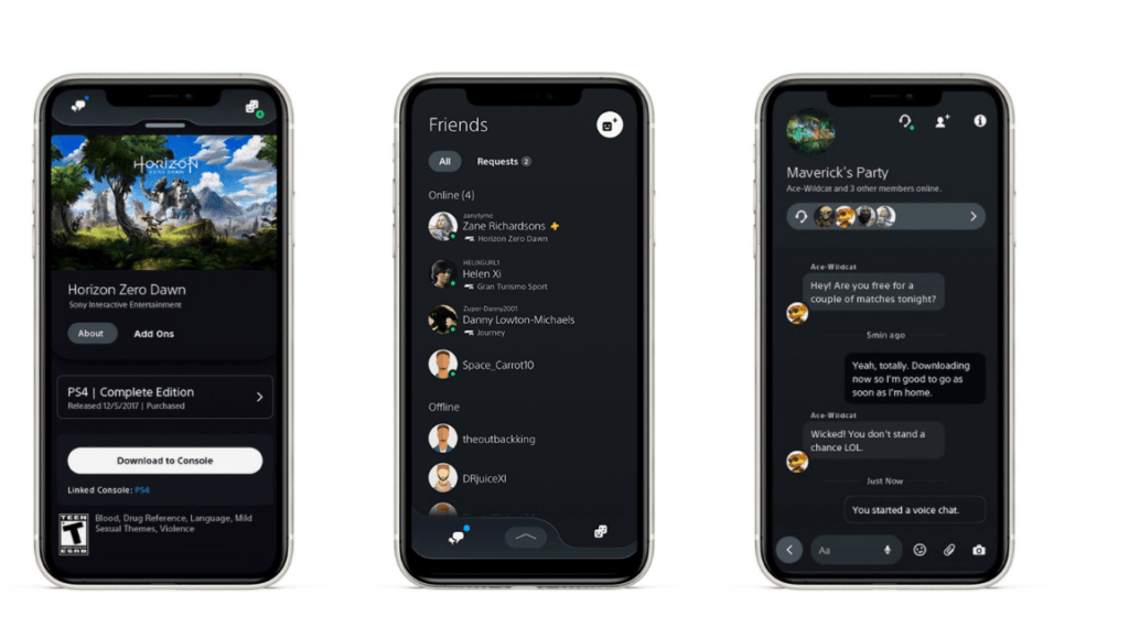  la nueva PlayStation App, rediseñada para mejorar tus experiencias de gaming en PS4 y PS5.
