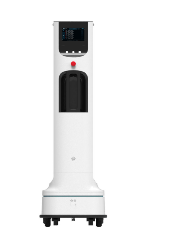robot desinfectante con luz UV