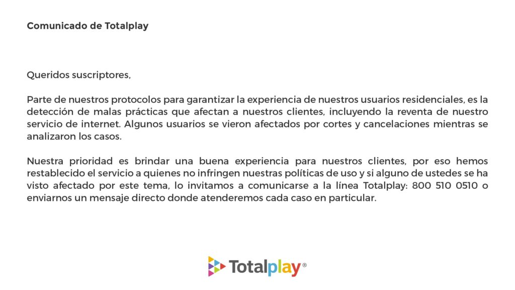 totalplay exceso de datos