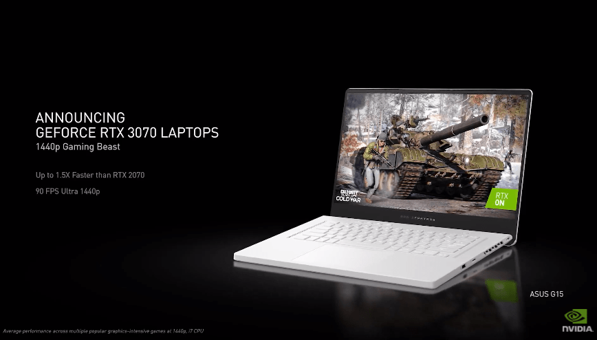#CES2021 La Asus G15 estará equipada con una Nvidia GTX  RTX3070
