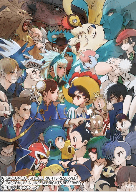 Art Book de Capcom vs. Osamu Tezuka