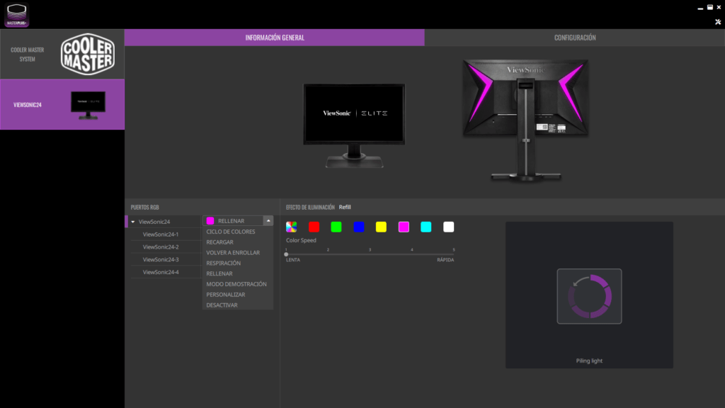 Así se configura el XG240R