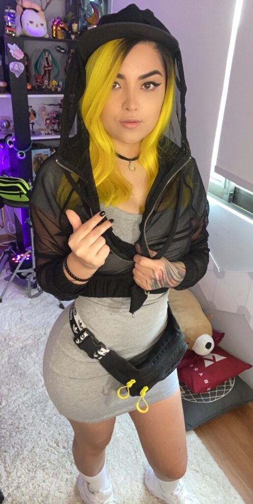 una mujer en el gamer