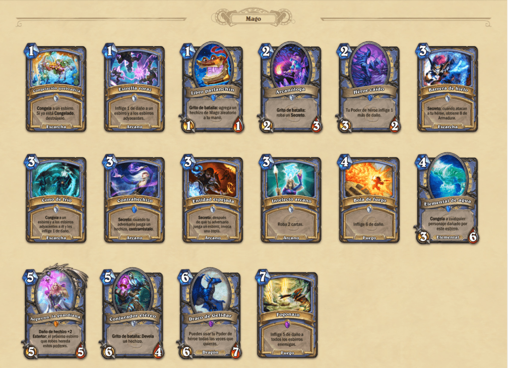 Set Esencial de Mago de Hearthstone: Forjados en los Baldíos