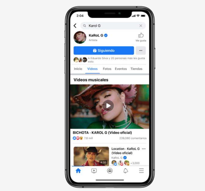 facebook Videos Musicales