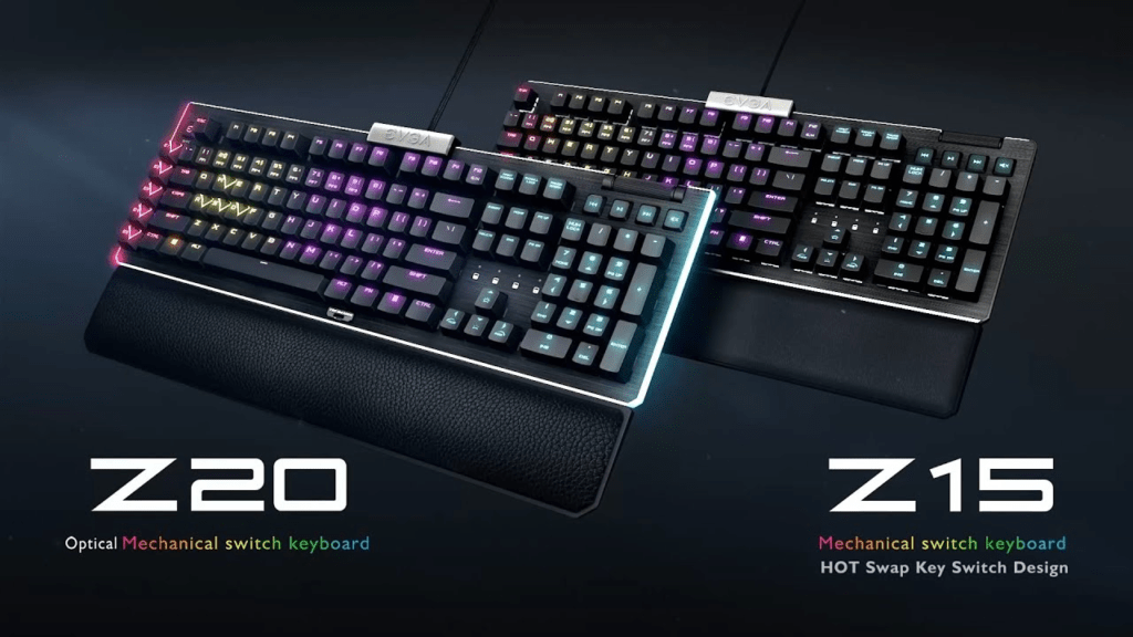 teclados evga