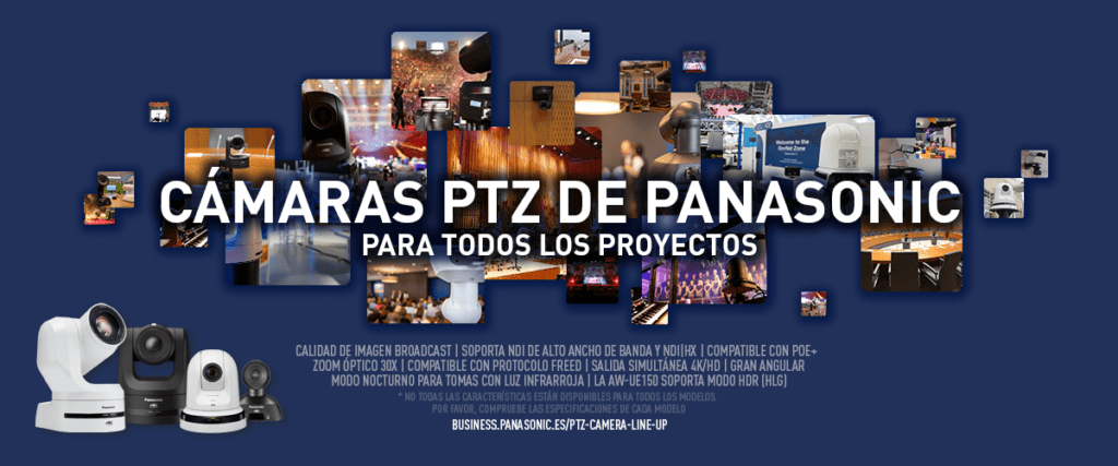 cámaras ptz panasonic 