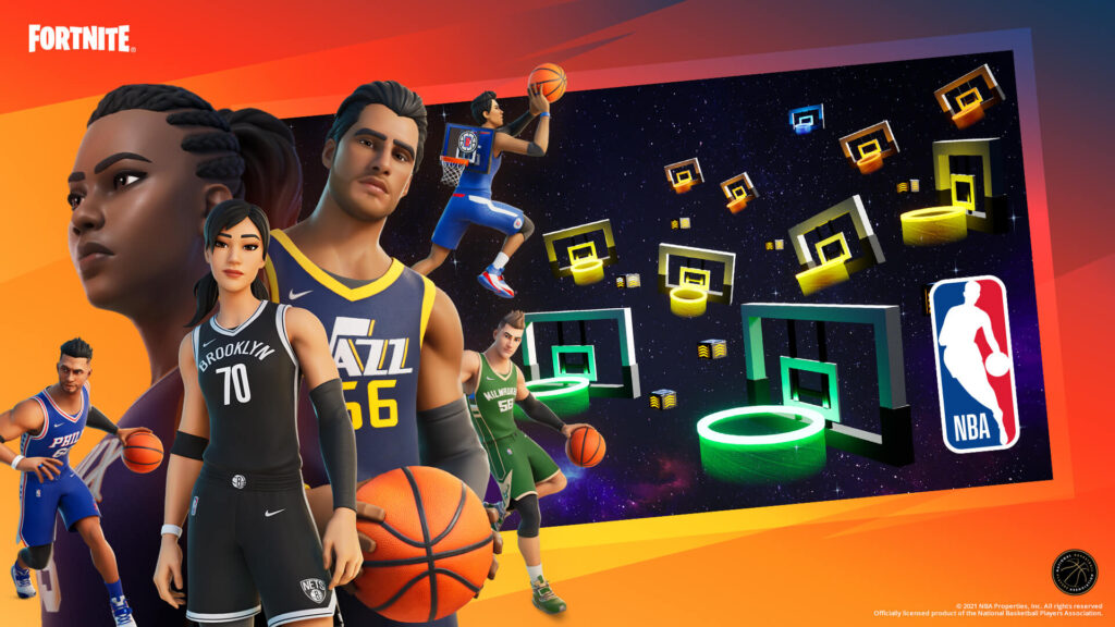 FORTNITE X NBA creativo 1