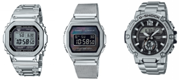 Casio metálicos 