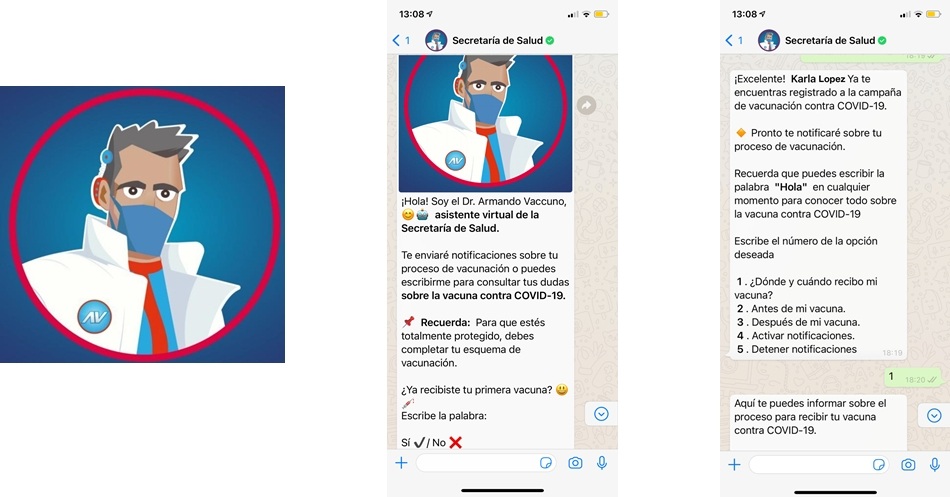 Dr. Armando Vaccuno chatbot de whatsapp
