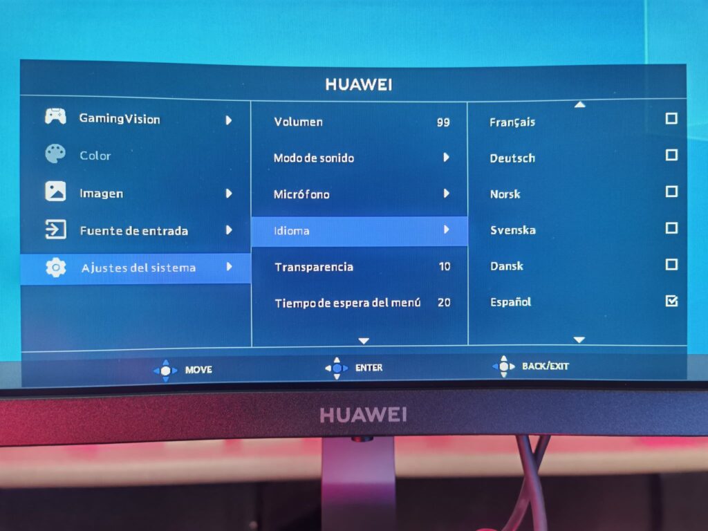 Huawei MateView GT OSD 04