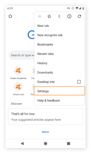 notificaciones de Chrome