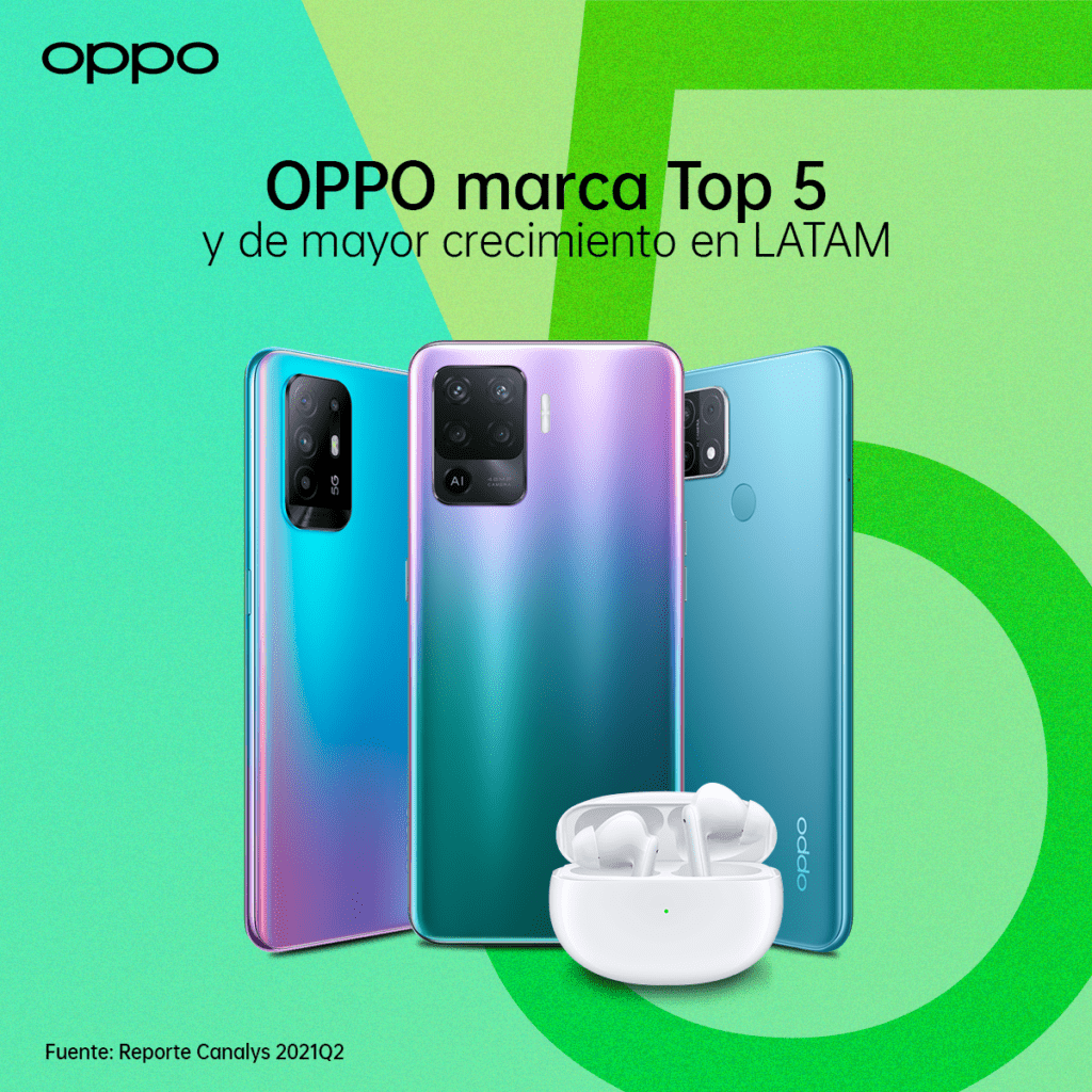oppo crecimiento Latinoamérica