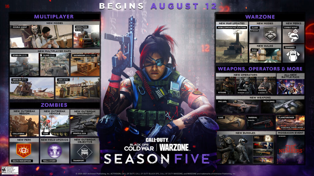 temporada cinco call of duty