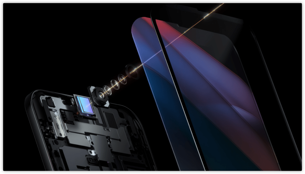 oppo cámara bajo pantalla