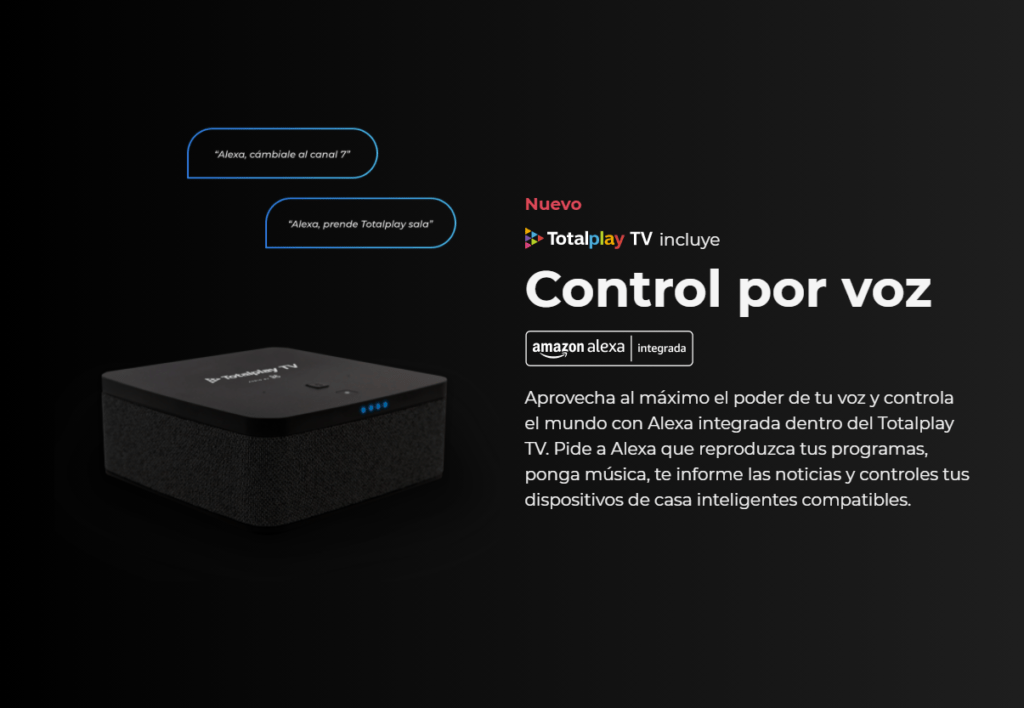 Totalplay TV Alexa