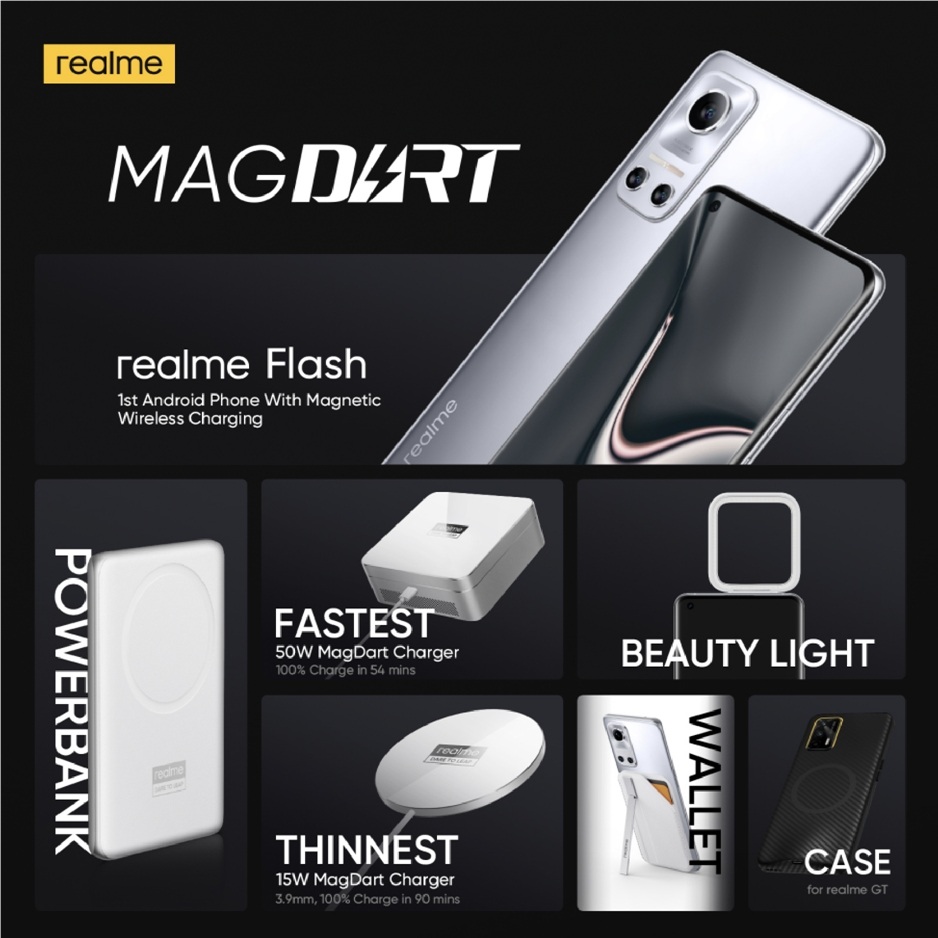 carga inalámbrica magdart realme