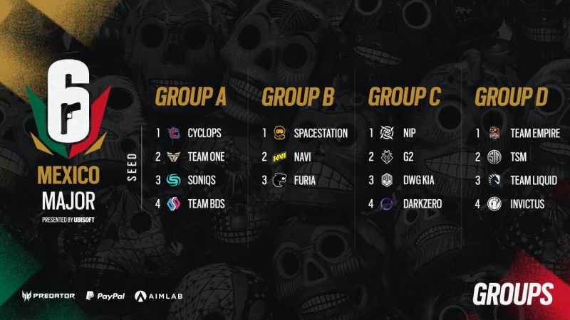 Six Mexico Major grupos