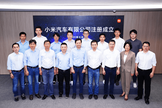 Vehículos Xiaomi equipo