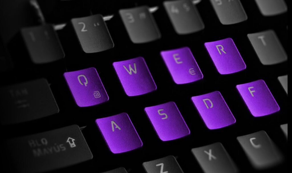 Teclas color morado Primus Gaming