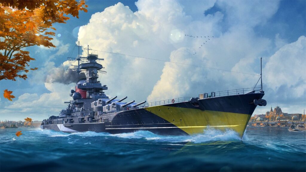 World of Warships halloween acorazados