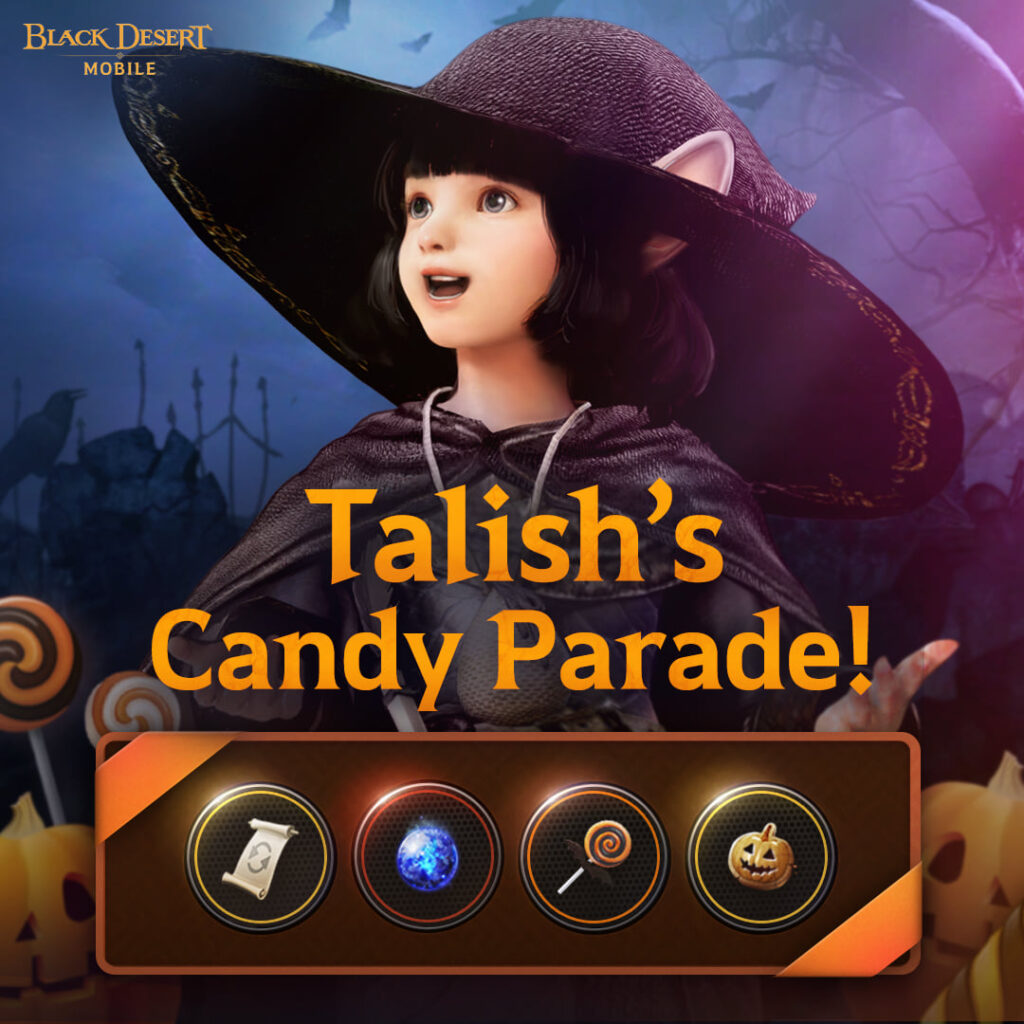 Black Desert Halloween talish