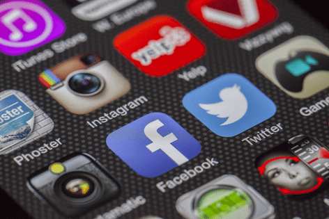 De redes sociales ejemplo