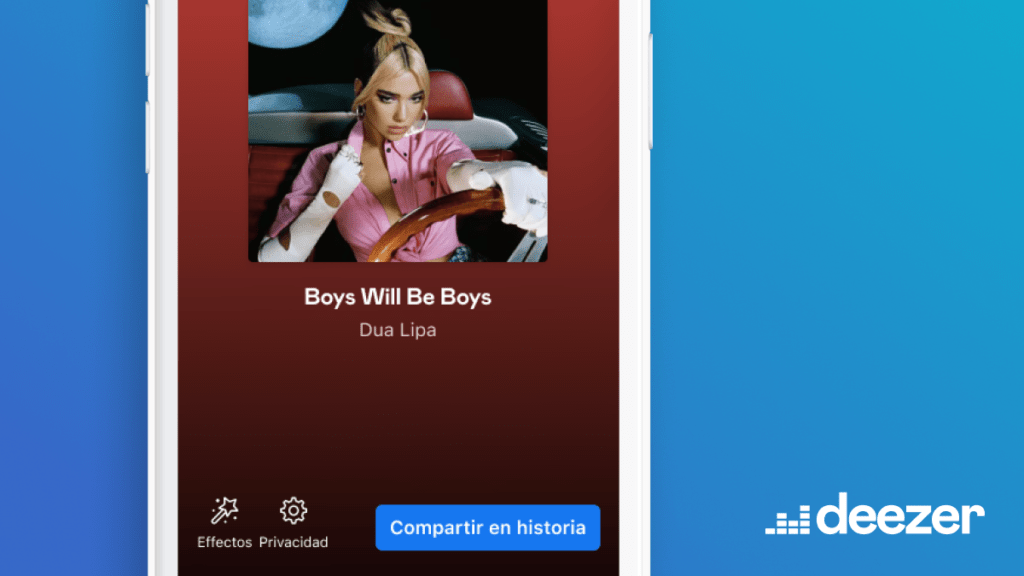 Deezer facebook música 