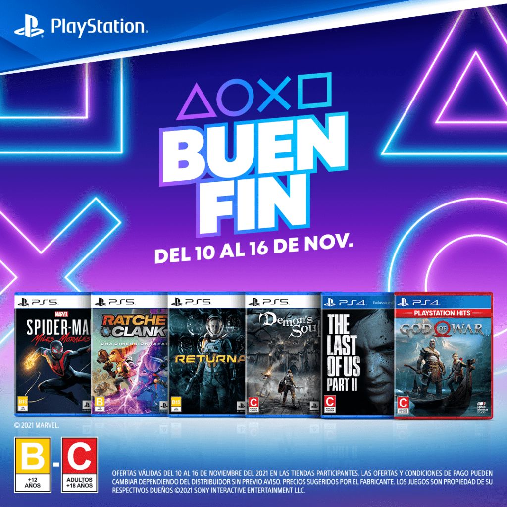Buen Fin 2021 PlayStation