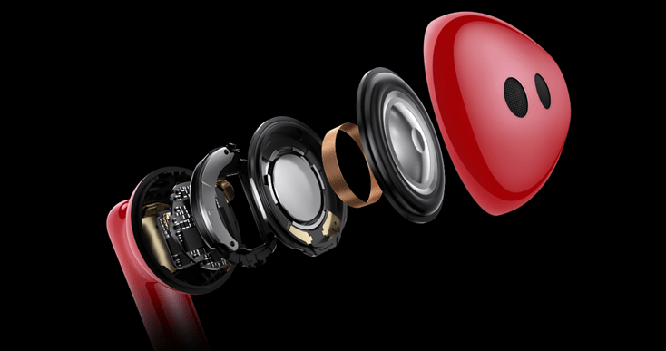 HUAWEI FreeBuds Lipstick interior