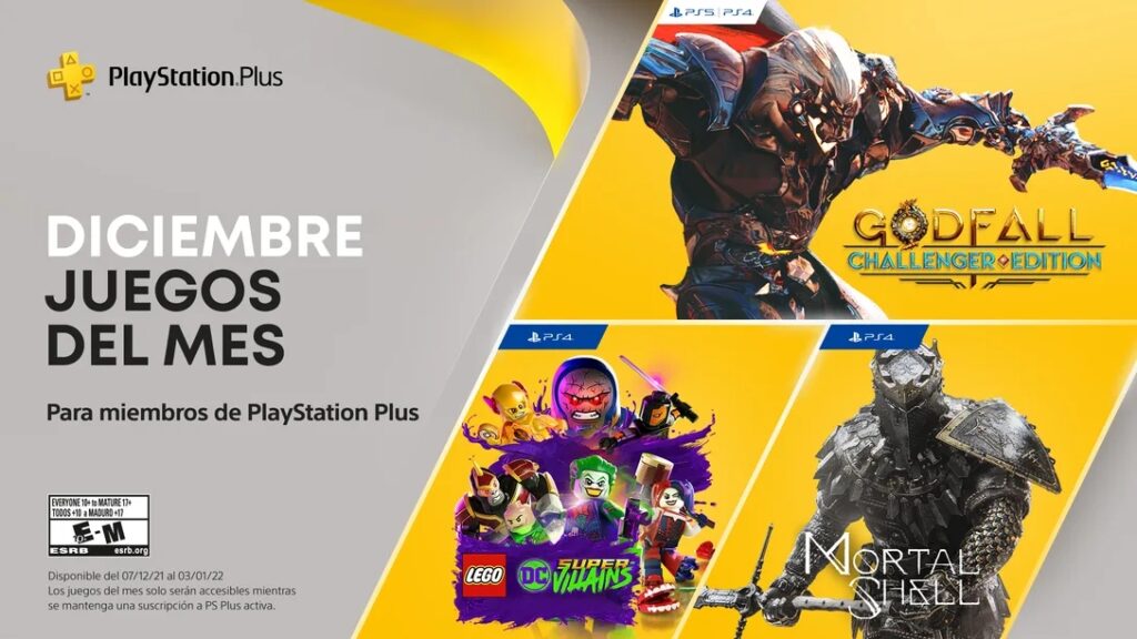 Juegos PlayStation plus diciembre