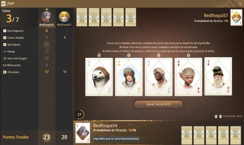Black Desert juego de cartas