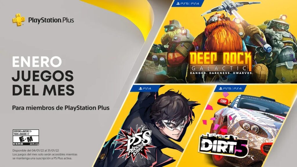 PlayStation Plus enero 2022