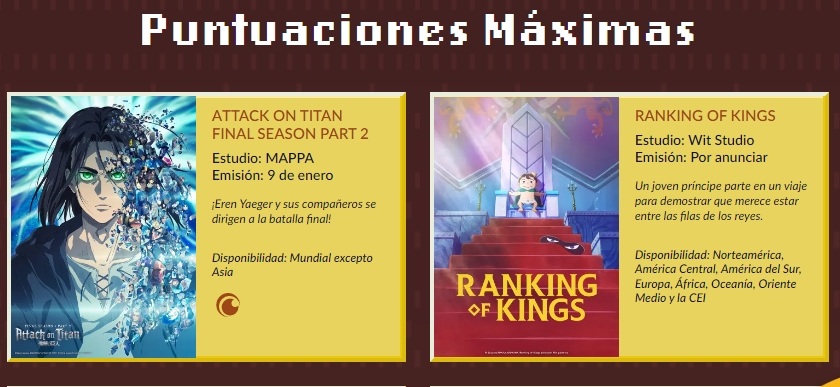 temporada de invierno 2022 crunchyroll