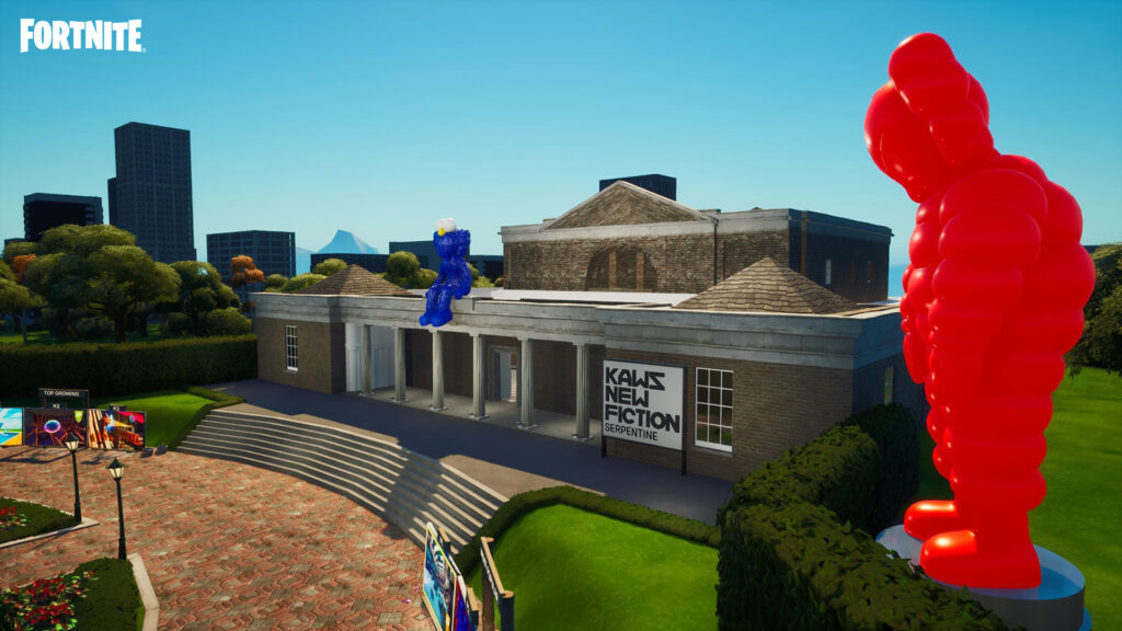 KAWS y Serpentine con Fortnite  1