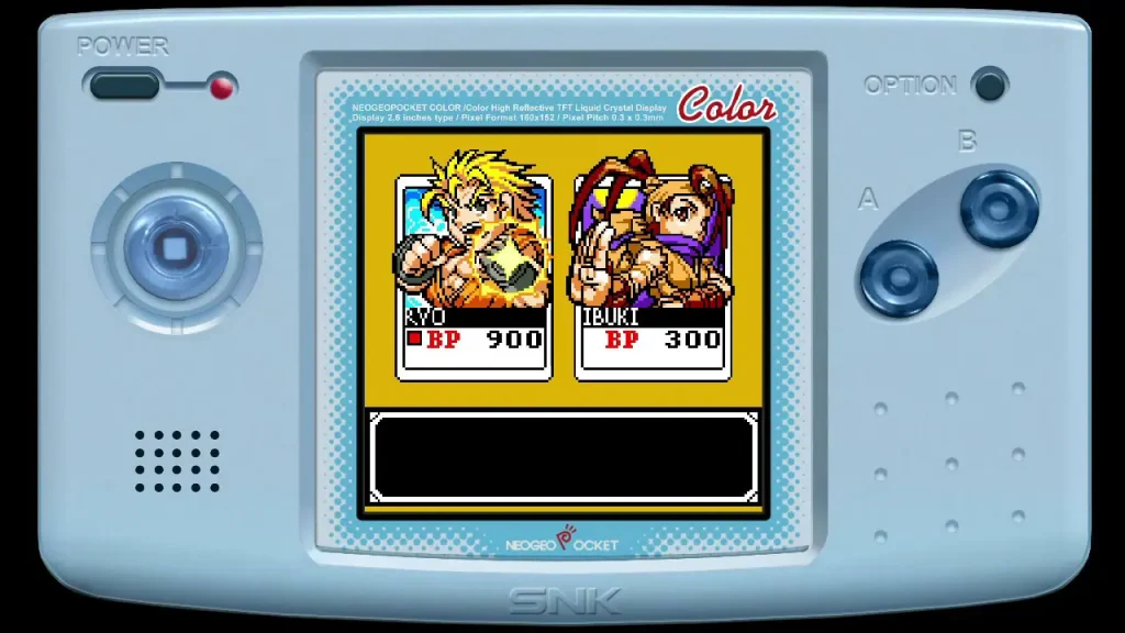 SNK Vs capcom card fighters 1