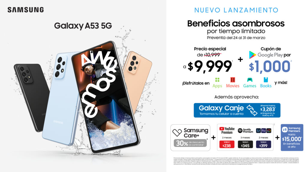 Samsung Galaxy A53 PREVENTA