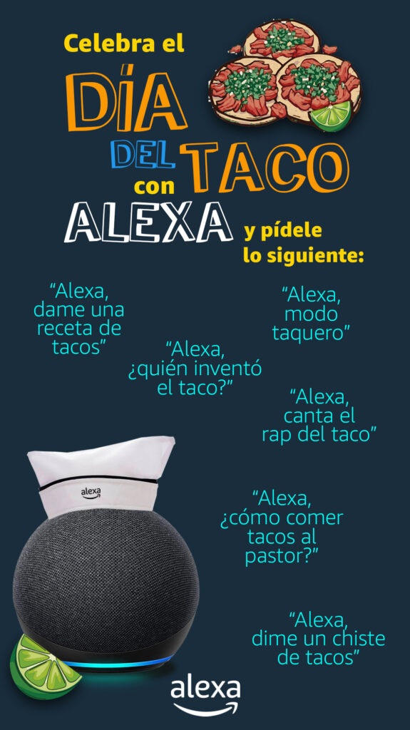 Alexa día del taco