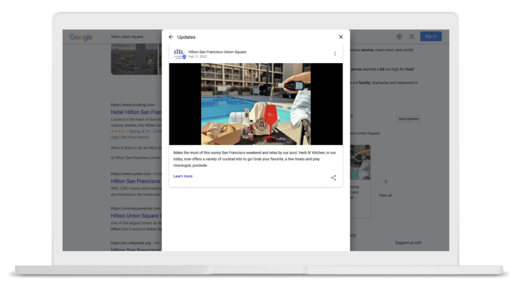 Google hoteles 