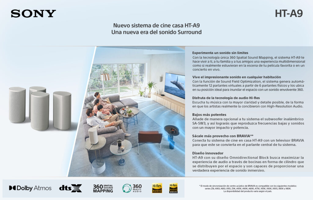 Sony sistema audio